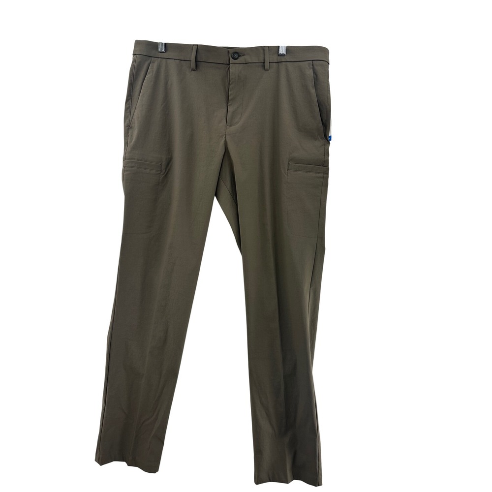 Perry Ellis Portfolio Slim Fit Cargo Pants Mens 36x34 Beluga Flex Stretch
